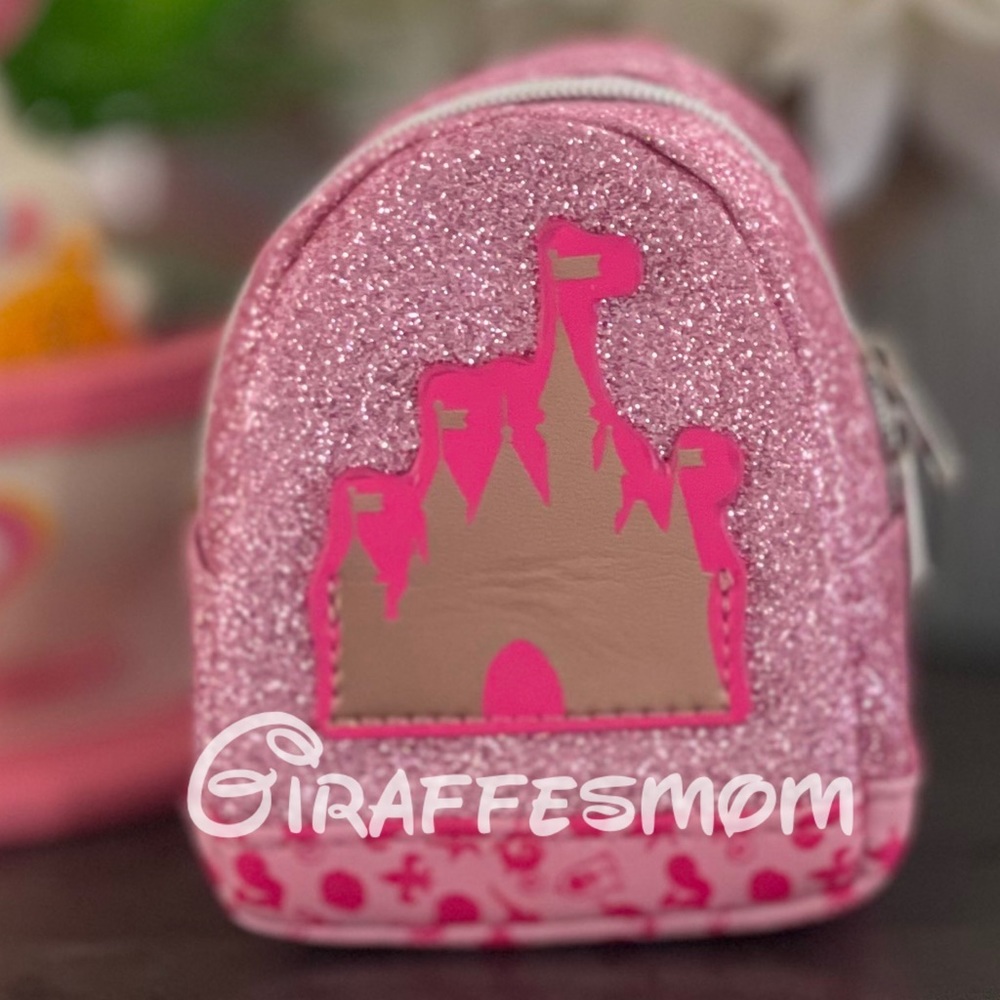 Disneyland Castle Princess Mini Backpack Keychain